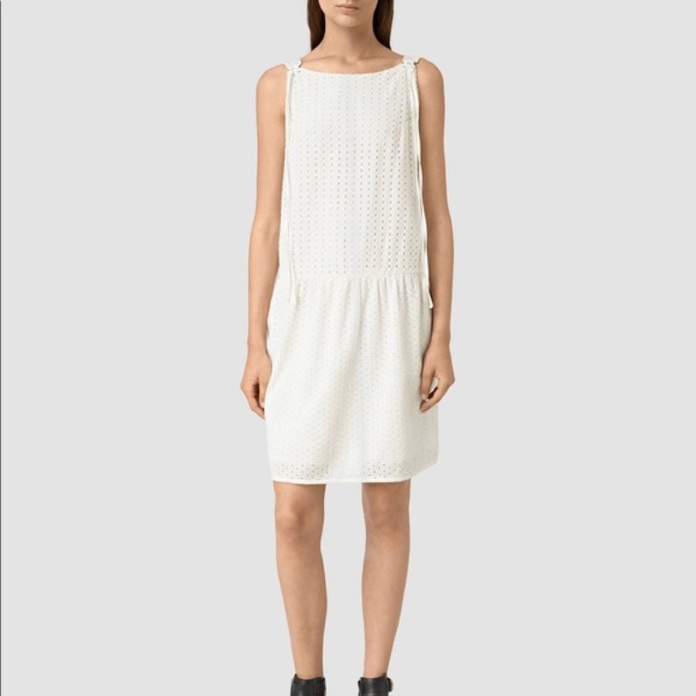 ALL SAINTS Milda Dress - White Eyelet